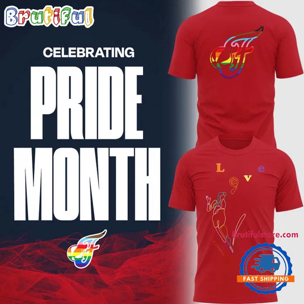 Indiana Fever Pride Night 2026 Red T Shirt