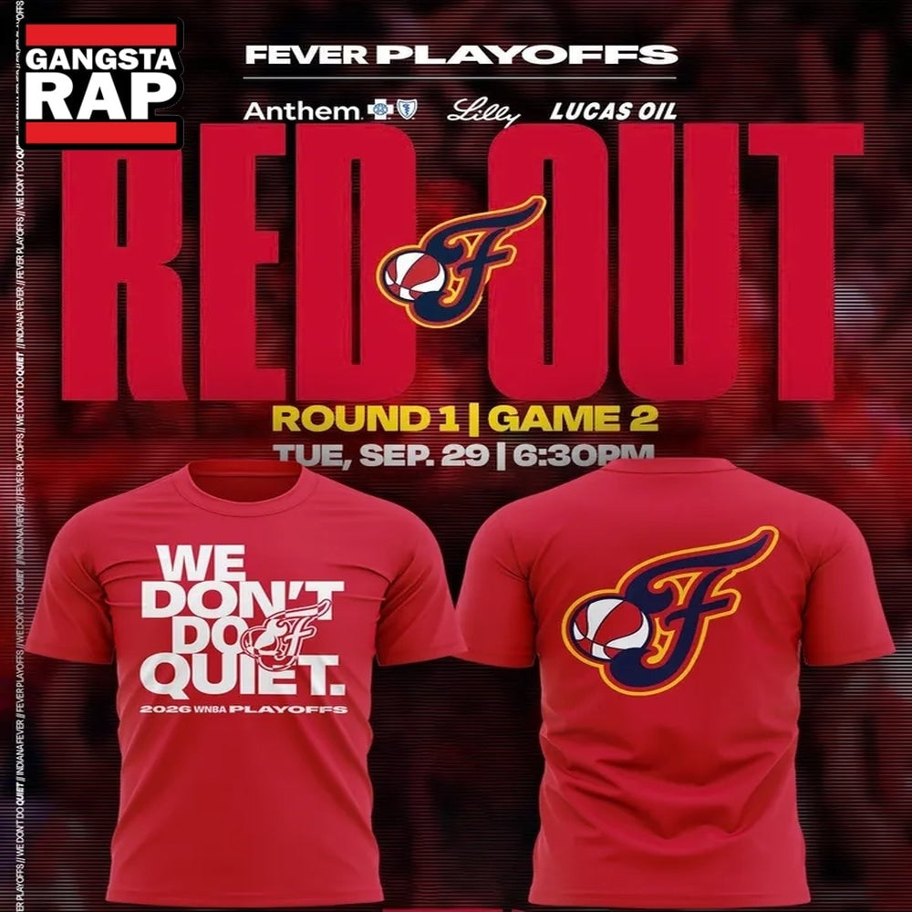 Indiana Fever WE DON’T DO QUIET 2026 Limited Edition 3D Shirt