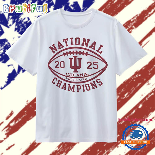 Indiana Football National Champions Undefeated 2025 Vintage T Shirt