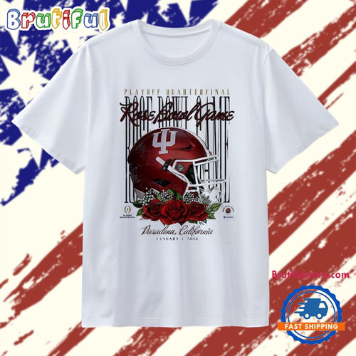 Indiana Hoosiers 2026 CFP Rose Bowl Game helmet T Shirt