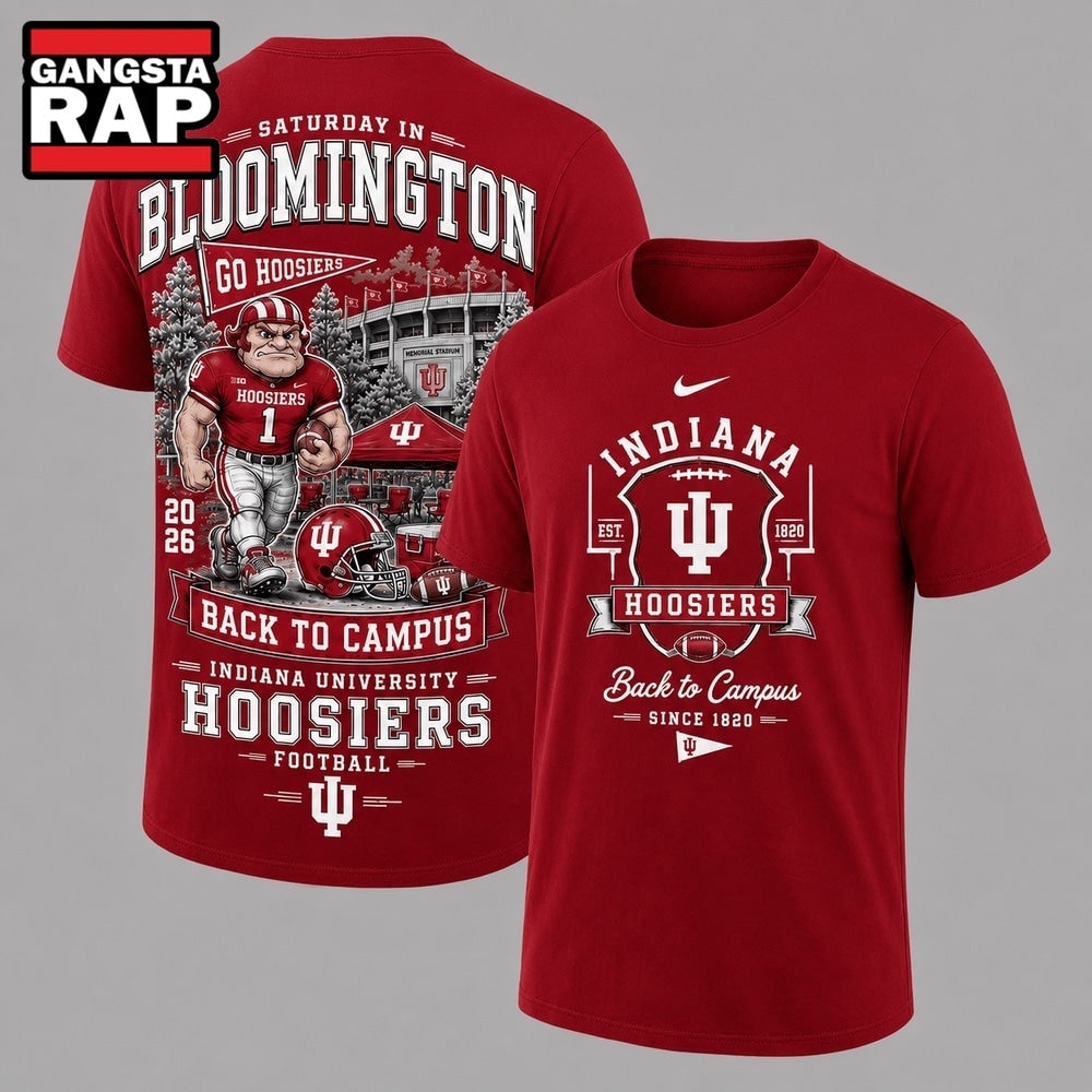 Indiana Hoosiers 2026 NCAA Back To Campus 3D Shirt