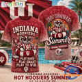 Indiana Hoosiers 2026 NCAA Hot Summer Mascot Design 3D T Shirt
