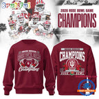 Indiana Hoosiers 2026 Rose Bowl Champions Game Limited Edition Red Hoodie T-Shirt