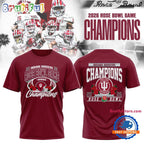 Indiana Hoosiers 2026 Rose Bowl Champions Game Limited Edition Red Hoodie T-Shirt