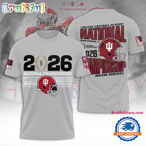 Indiana Hoosiers Football 2026 National Championship Helmet Limited Edition Shirt