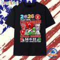 Indiana Hoosiers football 2026 Peach Bowl Champions trophy mascot T Shirt