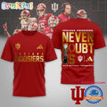Indiana Hoosiers NCAA 2026 CFP National Champions Never Doubt US T Shirt