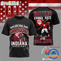 Indiana Hoosiers NCAA 2026 Rose Bowl Champions Mascot Flag Limited 3D Shirt