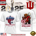 Indiana Hoosiers NCAA College Football Playoff 2025-26 T Shirt-White