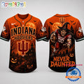 Indiana Hoosiers NCAA Haunted Night Halloween Baseball Jersey Shirt