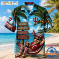 Indiana Hoosiers NCAA No Work No Stress Hawaiian Shirt