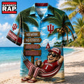 Indiana Hoosiers NCAA No Work No Stress Hawaiian Shirt