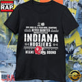 Indiana Hoosiers Never Daunted Undefeated 2026 Peach Bowl Champions T-Shirt