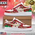 Indiana Hoosiers O Holy Hoosiers Christmas Edition Air Force 1 Running Sneakers Shoes