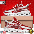 Indiana Hoosiers Custom Name Clunky Sneaker Max Soul Shoes