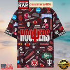 Indiana Hoosiers Solgan Go Hoosiers True Fan Spirit Custom Name Aloha Hawaiian Shirt