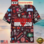 Indiana Hoosiers Solgan Go Hoosiers True Fan Spirit Custom Name Aloha Hawaiian Shirt