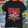 Indiana Hoosiers Win 2026 Chick-Fil-A Peach Bowl Floral Football Helmet T-Shirt