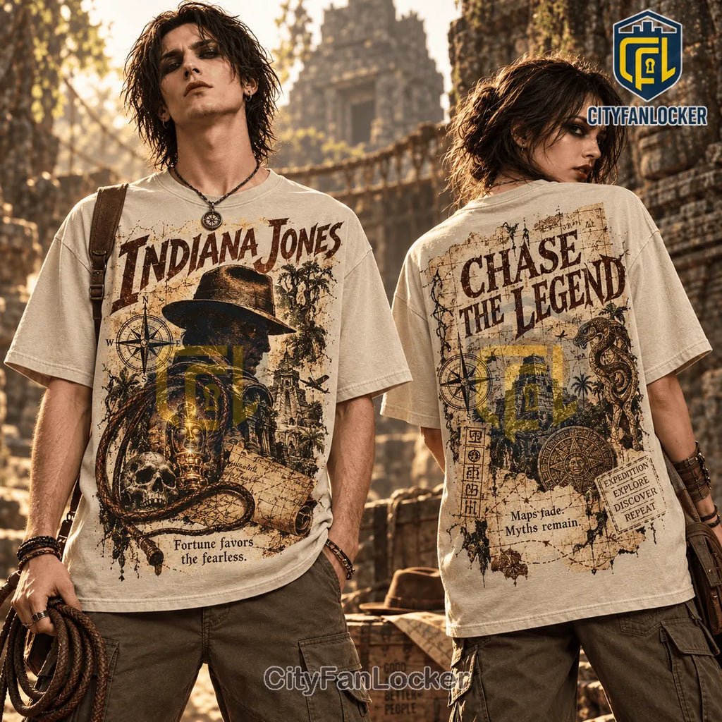 Indiana Jones Chase The Legend Beige Shirt