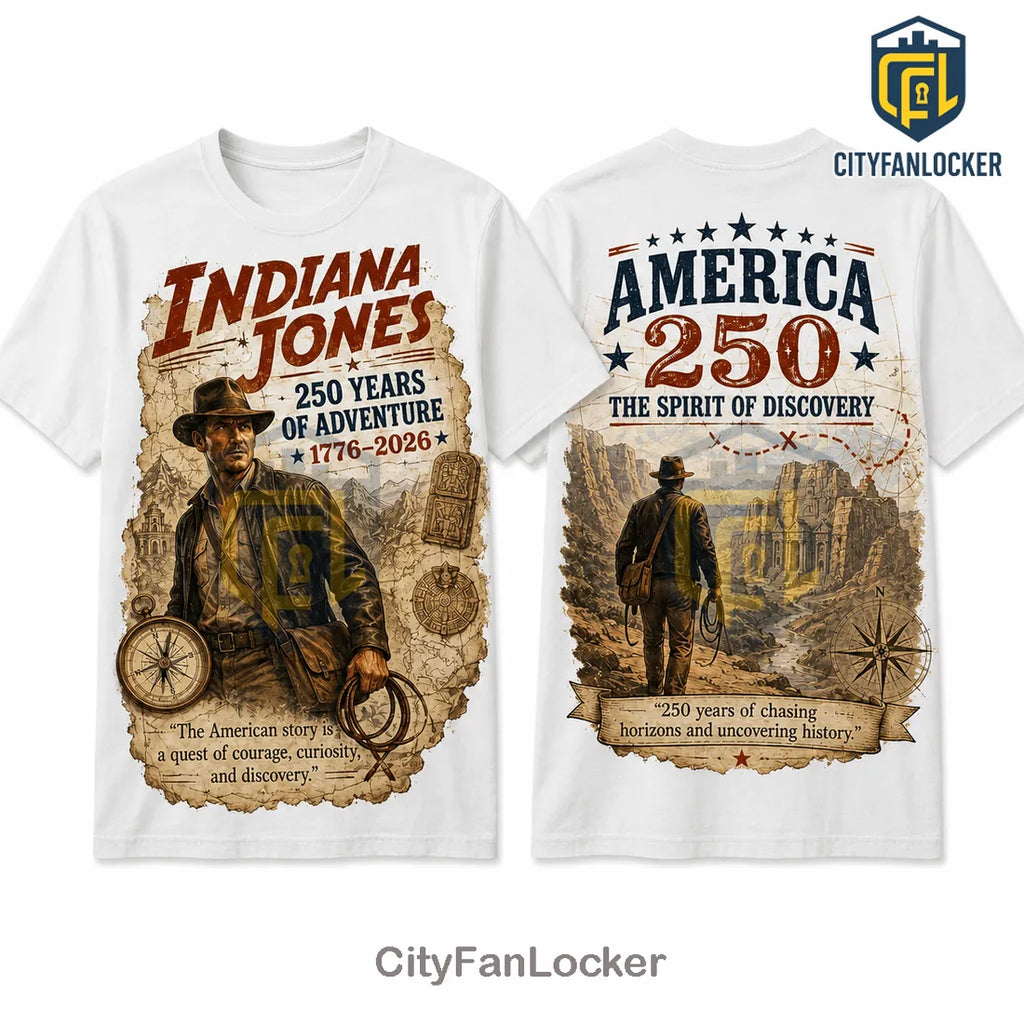 Indiana Jones x America 250 Anniversary Cotton T-Shirt