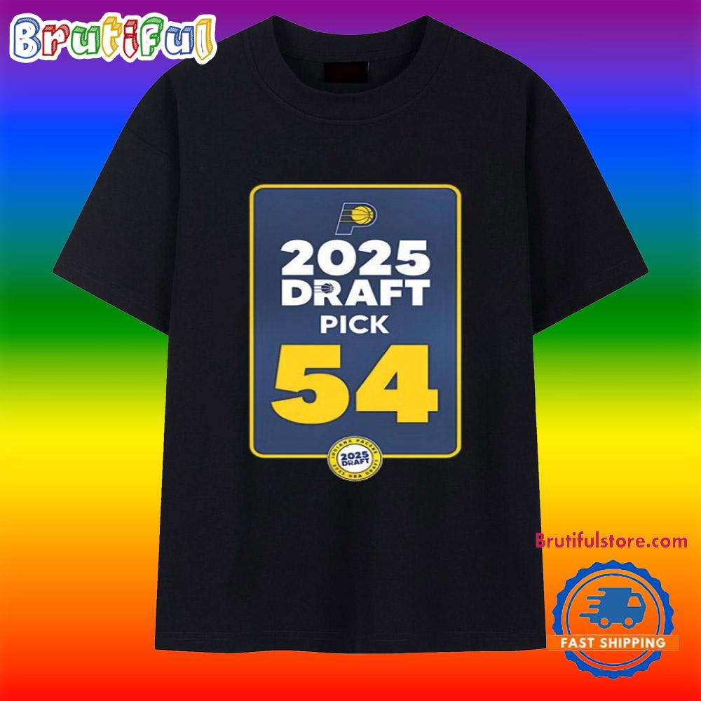 Indiana Pacers 2025 Draft pick 54 T Shirt