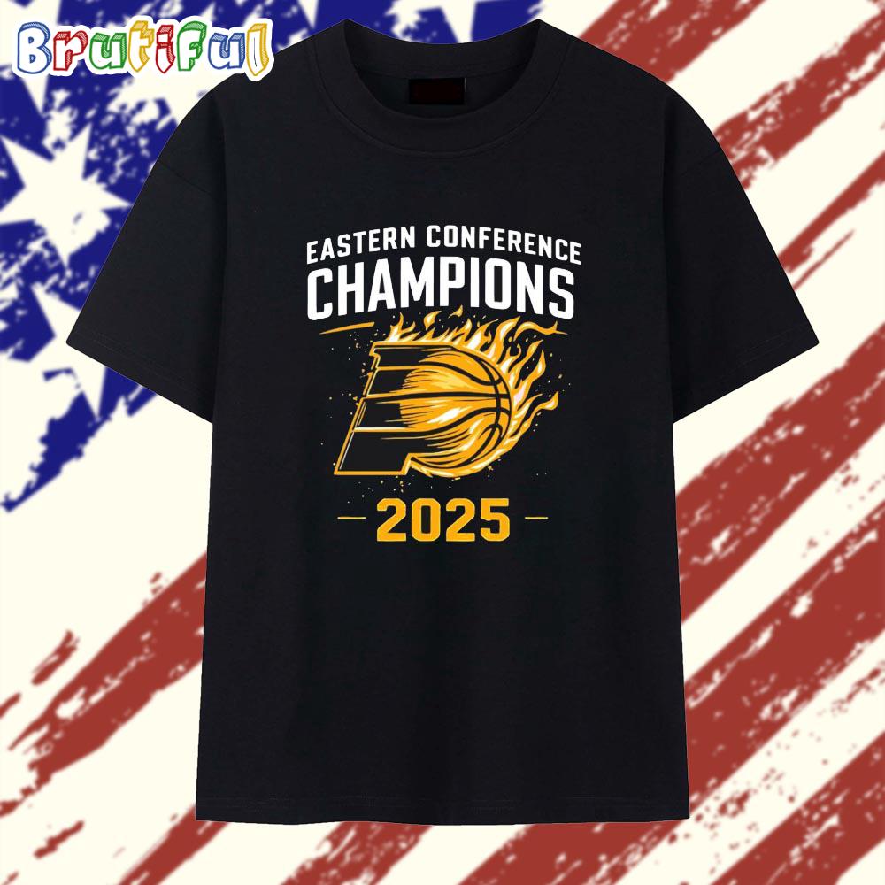 Indiana Pacers 2025 Eastern Conference Champions Basketball T Shirt