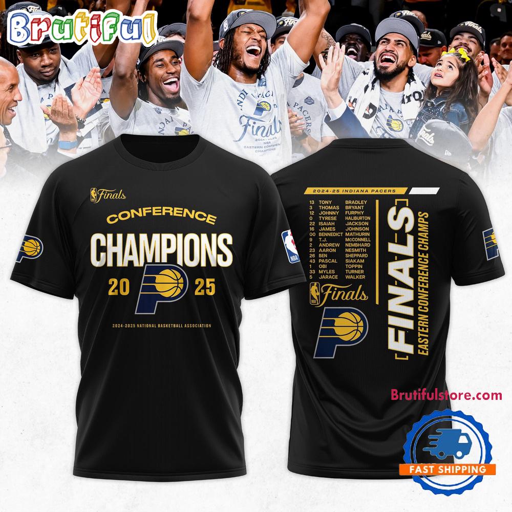 Indiana Pacers 2025 Eastern Conference Champions Shirt