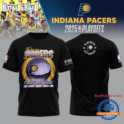 Indiana Pacers 2025 NBA Playoffs Basketball T Shirt