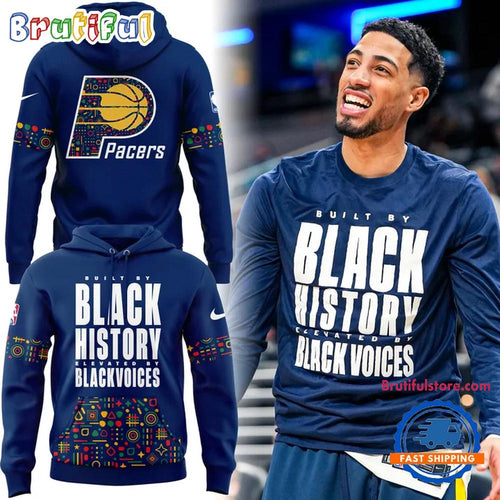 Indiana Pacers Basketball Black History Month Hoodie Shirt