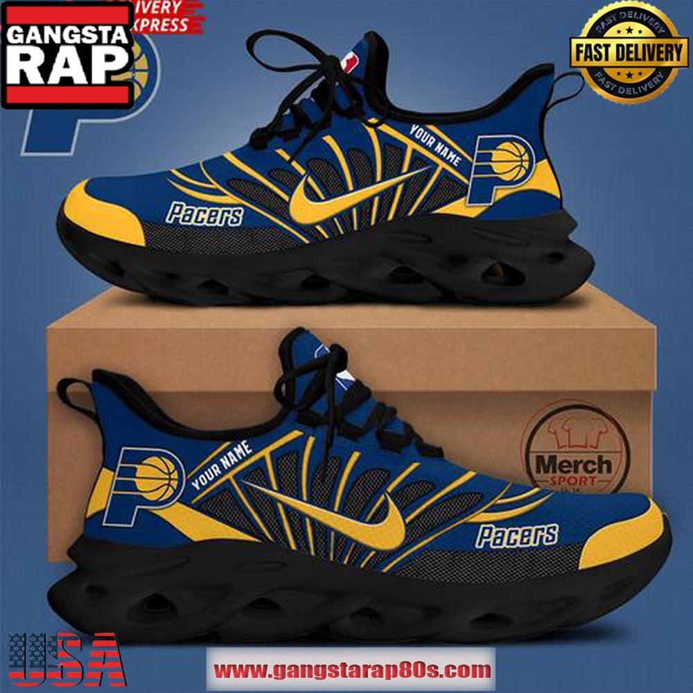 Indiana Pacers Personalized Lightweight Running Air Max Soul Shoes Sneakers
