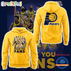 Indiana Pacers Thank You Fans 2025 NBA Final Team Graphic Hoodie T-Shirt
