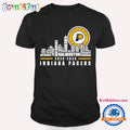 Indiana Packer 2024-2025 Player Name City Skyline T Shirt