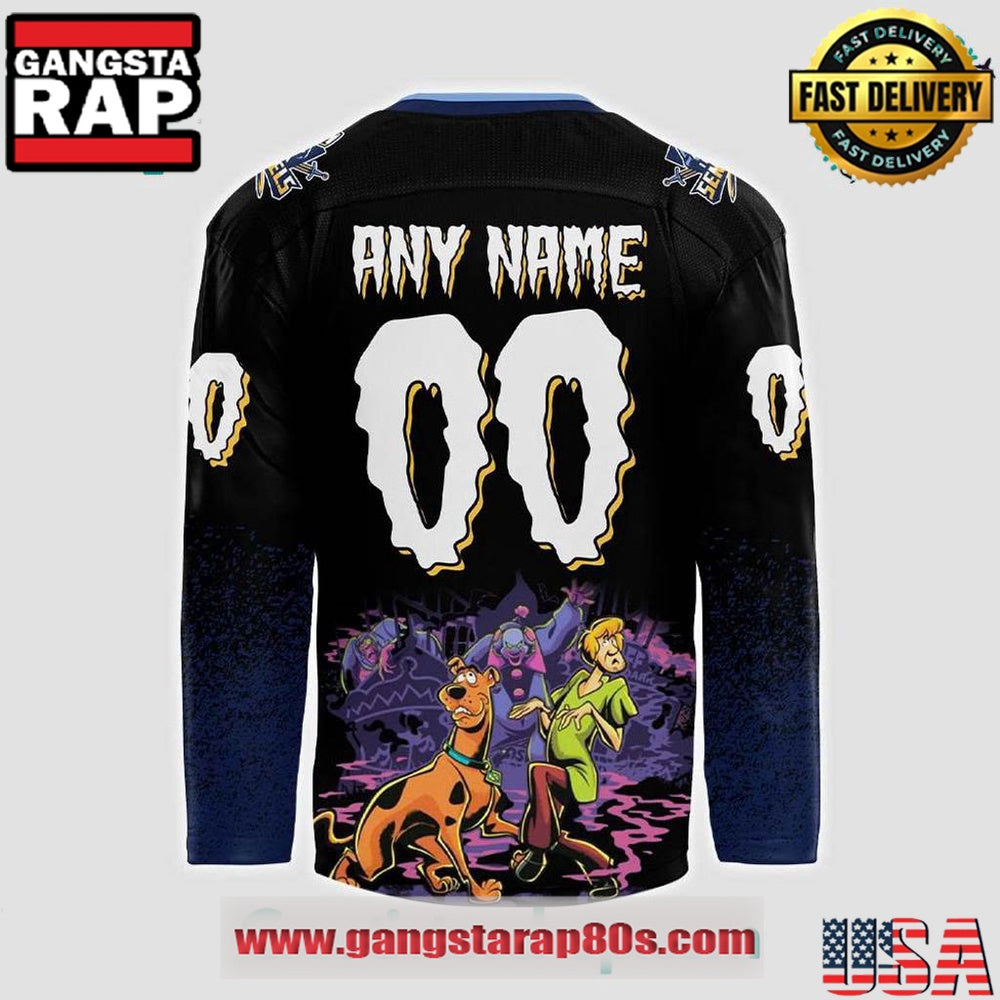 Indiana Sentinels x Scooby-Doo Night 2025 Custom Hockey Jersey