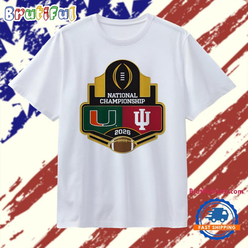 Indiana vs Miami 2026 CFP National Championship Bound classic T Shirt