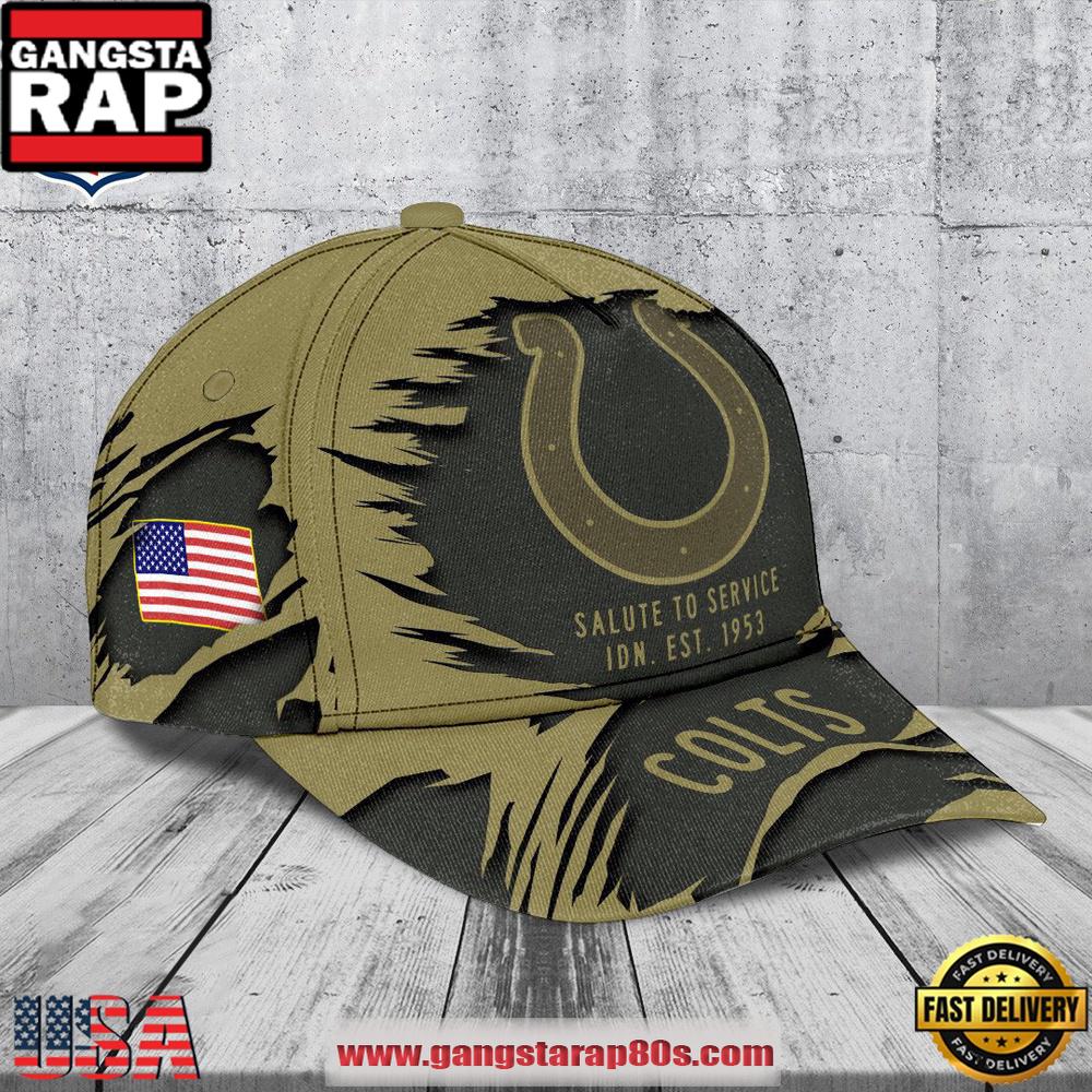 NFL Indianapolis Colts Salute to Service 2025 New Cap Hats