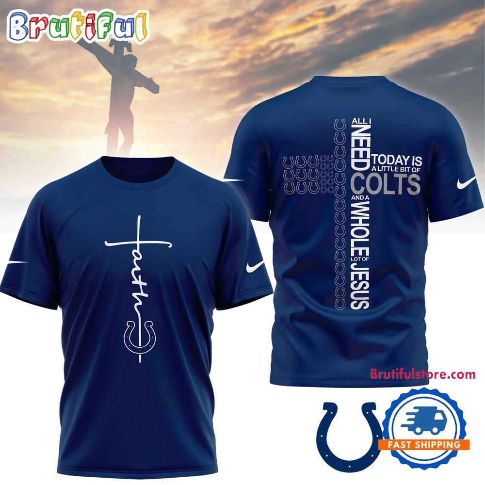 Indianapolis Colts 2026 NFL Faith Love Special New 3D Shirt