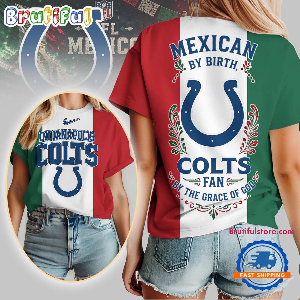 Indianapolis Colts 2026 NFL Mexican By Birth Unisex 3D Shirt