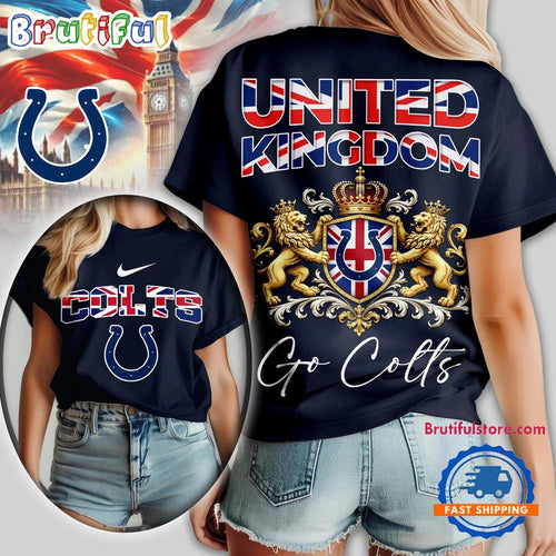 Indianapolis Colts 2026 NFL United Kingdom Unisex 3D Shirt