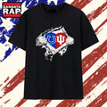 Indianapolis Colts and Indiana Hoosiers heart logo T Shirt , Vintage Trending Shirt