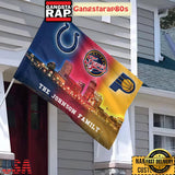 Indianapolis Colts Fever And Pacers House Garden Flag