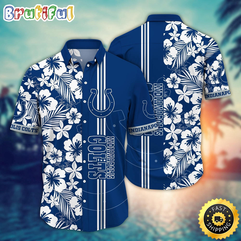 Indianapolis Colts Hawaii Shirt Flower Exotic Island Fashion