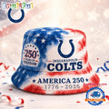 Indianapolis Colts NFL Ameica 250 Years Of Freedom Bucket Hat