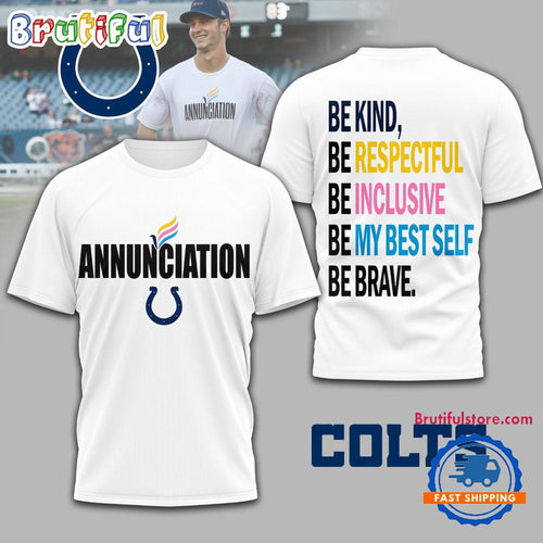 Indianapolis Colts NFL Annunciation 2025 Unisex 3D Shirt