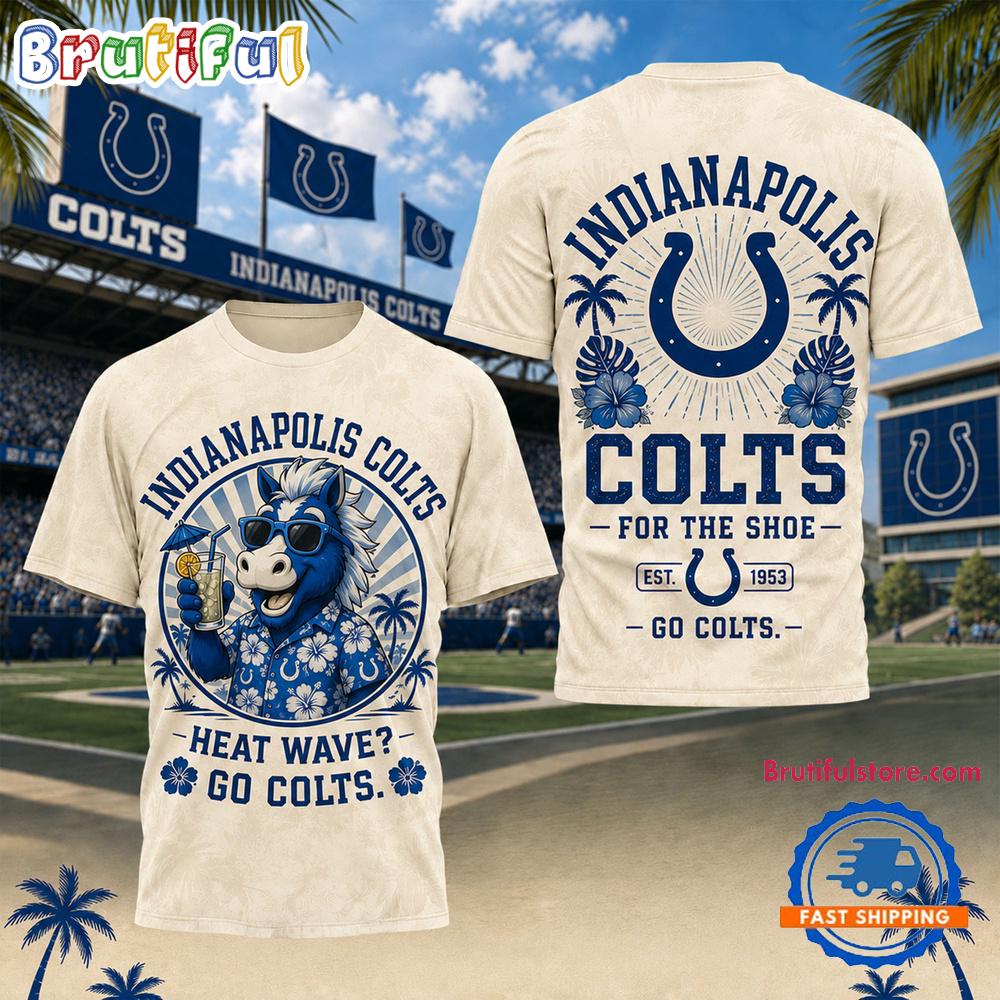 Indianapolis Colts NFL Beach Vibes Summer Limited Edition 3D Shirt