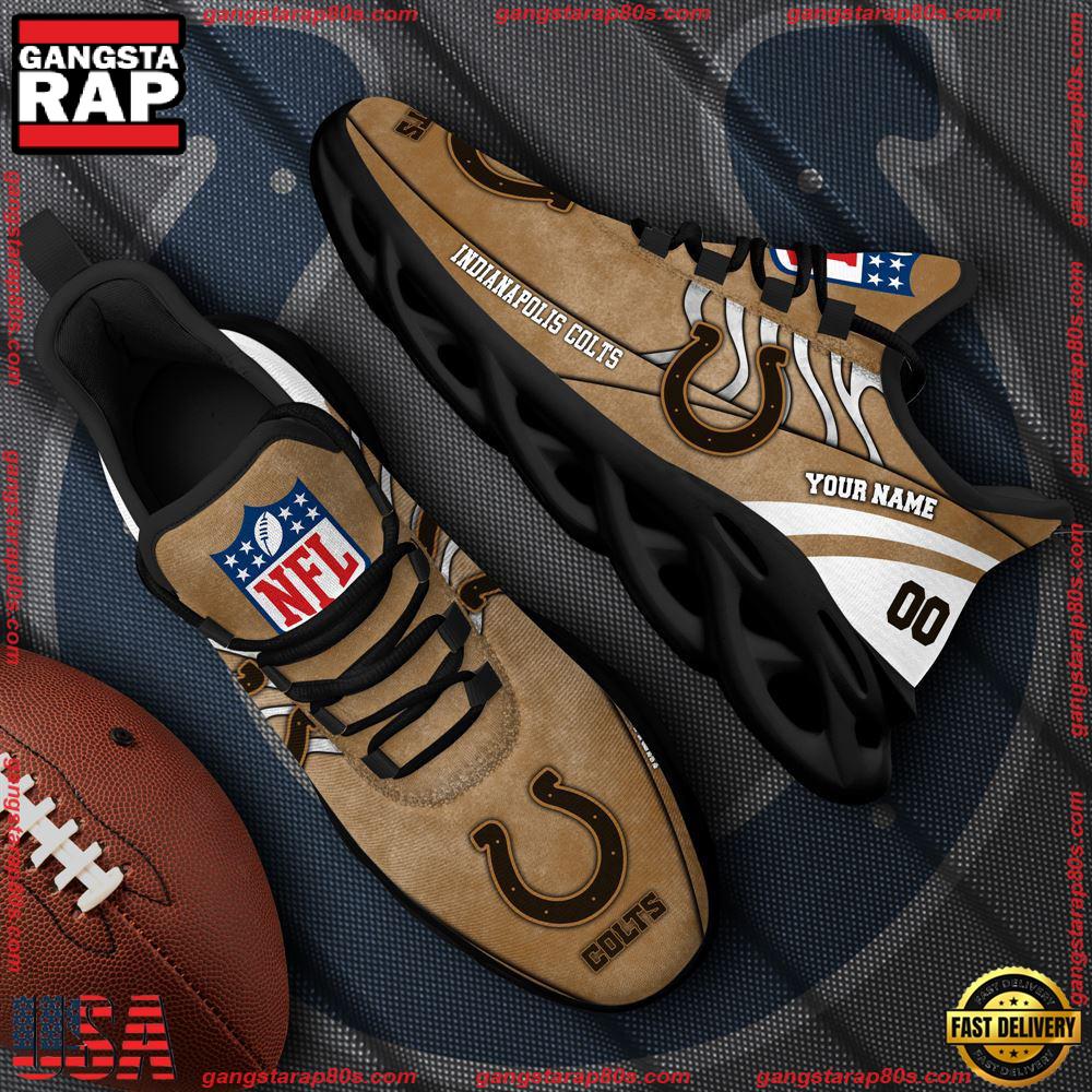 NFL Indianapolis Colts New Design Max Soul Shoes, Running Sneakers