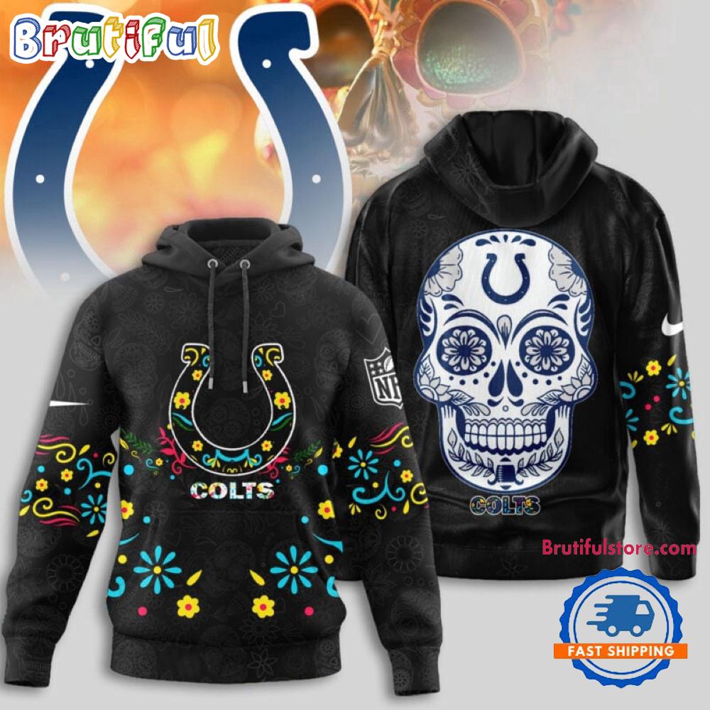 Indianapolis Colts NFL Dia de los Muertos Limited Editions Hoodie Shirt
