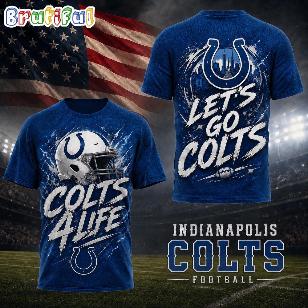 Indianapolis Colts NFL Fan For Life Limited Edition 3D Shirt
