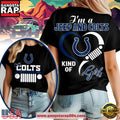 Indianapolis Colts NFL Jeep Girl Women’s Black Shirt