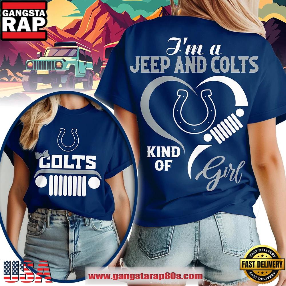 Indianapolis Colts NFL Jeep Girl Women’s T Shirt