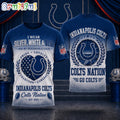 Indianapolis Colts NFL Pride Loyalty Tradition 3D Shirt
